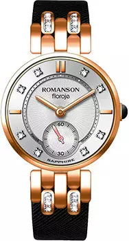 женские часы Romanson RL9A10QLR(WH). Коллекция Floroje