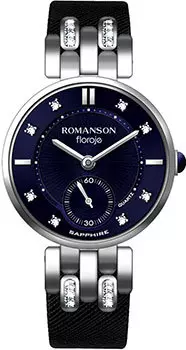 женские часы Romanson RL9A10QLW(BK). Коллекция Floroje