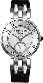 женские часы Romanson RL9A10QLW(WH). Коллекция Floroje