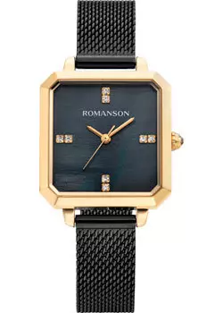 женские часы Romanson RM0B14LLG(BK). Коллекция Giselle