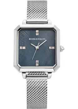 женские часы Romanson RM0B14LLW(BK). Коллекция Giselle