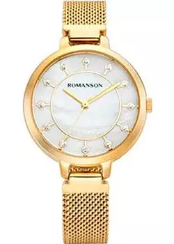 женские часы Romanson RM0B15LLG(WH)WH. Коллекция Giselle