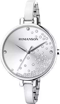 женские часы Romanson RM9A07LLW(WH). Коллекция Floroje