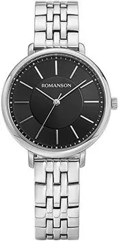 женские часы Romanson RM9A15LLW(BK). Коллекция Giselle