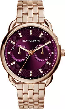 женские часы Romanson RM9A16FLR(WINE). Коллекция Giselle