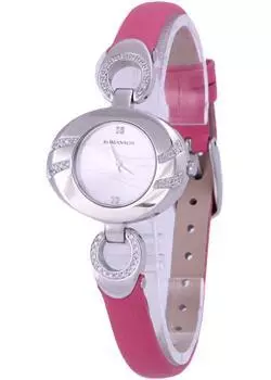 женские часы Romanson RN0391QLW(WH)PINK. Коллекция Leather