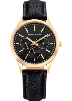 женские часы Romanson TL0B10FLG(BK). Коллекция Adel