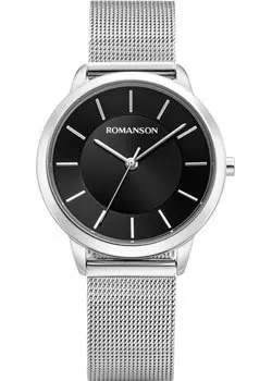 женские часы Romanson TM0B09LLW(BK). Коллекция Adel