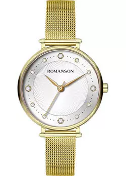 женские часы Romanson TM8A45LLG(WH). Коллекция Adel