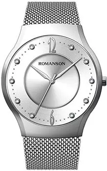 женские часы Romanson TM9A18LLW(WH). Коллекция Adel