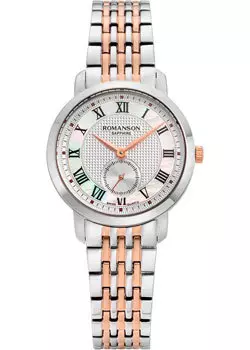 женские часы Romanson TM9A24LLJ(WH). Коллекция Adel