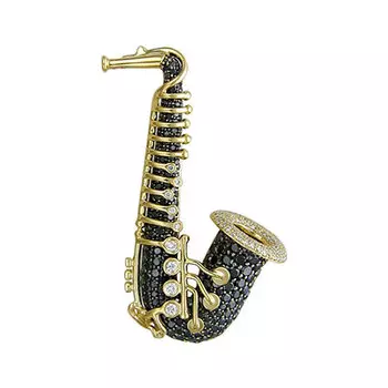 Золотая брошь 01SH640088L