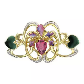 Золотая брошь 01SH640118U-2