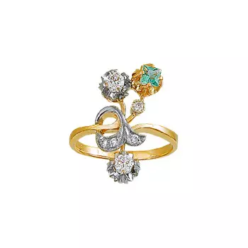 Золотое кольцо 00519RS