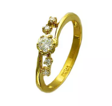 Золотое кольцо 01K644418