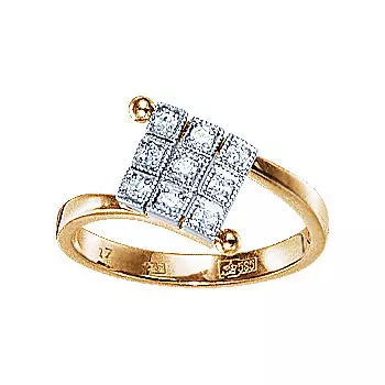 Золотое кольцо 10873RS