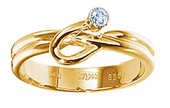 Золотое кольцо 15573RS