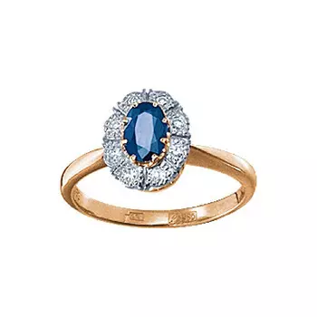 Золотое кольцо 18144RS