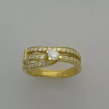 Золотое кольцо G9K640225