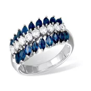 Золотое кольцо K08442WGsap