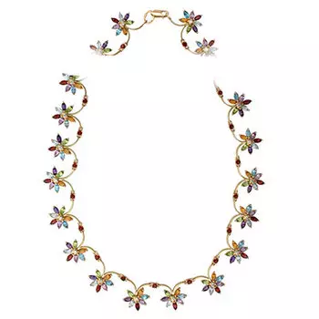 Золотое колье 01L330544