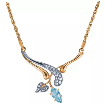 Золотое колье 90375RS