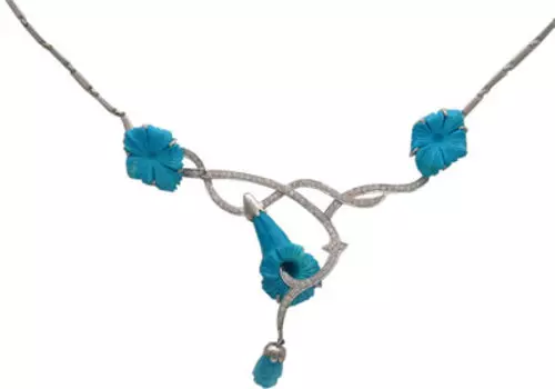 Золотое колье D9L621161