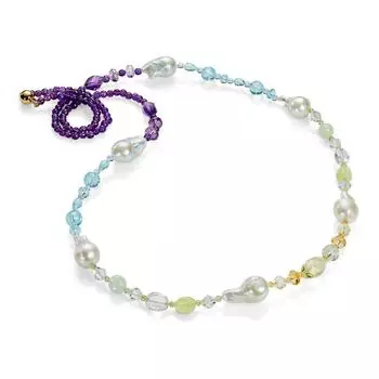 Золотое колье NP5242