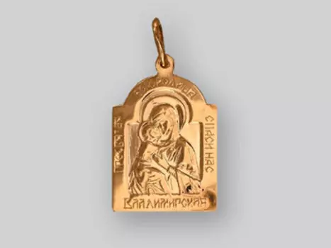 Золотой подвес 01P010478