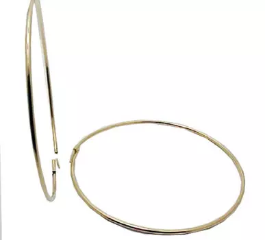 Золотые серьги 01C010411