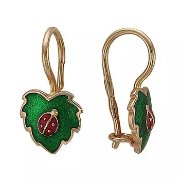 Золотые серьги 01C015193U