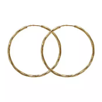 Золотые серьги 01C015457