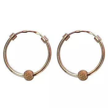 Золотые серьги 01C015464