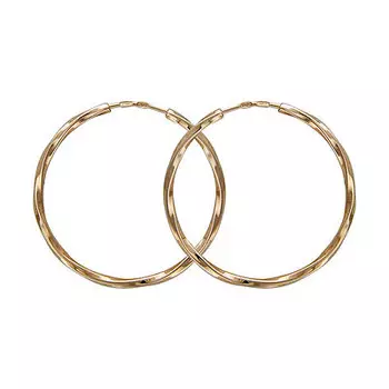 Золотые серьги 01C015681