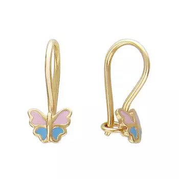 Золотые серьги 01C016147U