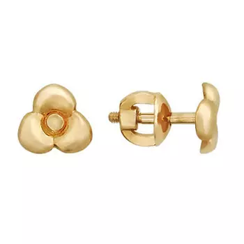 Золотые серьги 01C016610