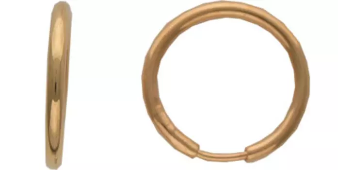 Золотые серьги 01C030397