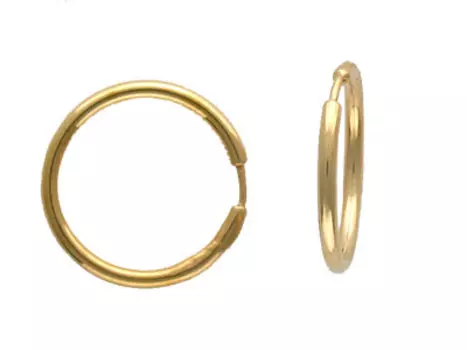 Золотые серьги 01C030399