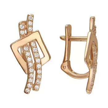 Золотые серьги 01C115297