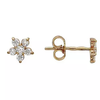 Золотые серьги 01C115301