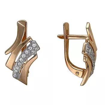 Золотые серьги 01C115653