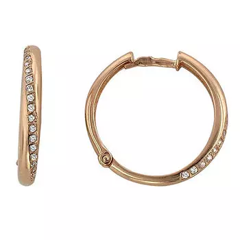 Золотые серьги 01C115657