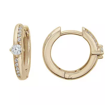 Золотые серьги 01C115828