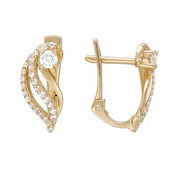 Золотые серьги 01C115991