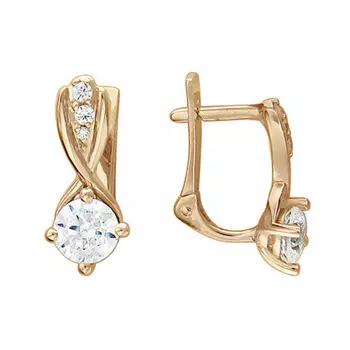 Золотые серьги 01C116021