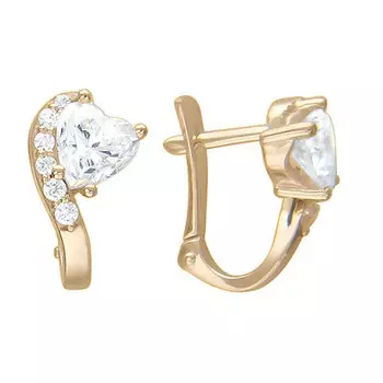 Золотые серьги 01C116245