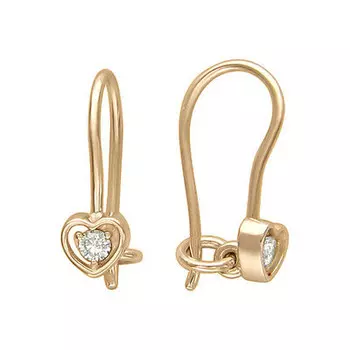 Золотые серьги 01C116469