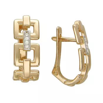 Золотые серьги 01C116529