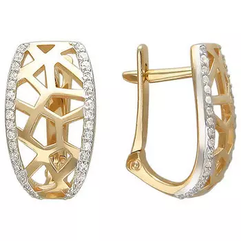 Золотые серьги 01C116531