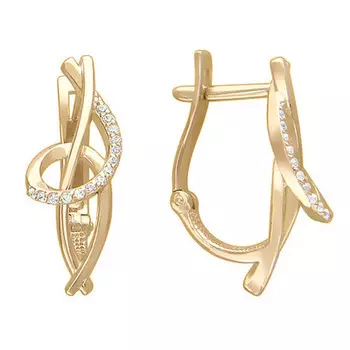 Золотые серьги 01C116533